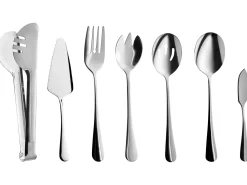 Beliani Set di 7 utensili da cucina ZITI Argento