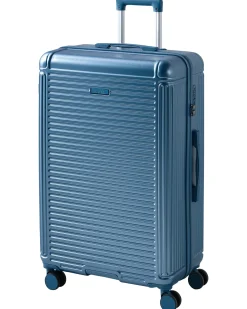 New Beliani Set di 3 valigie rigide MYNTIS Blu Blu Nero