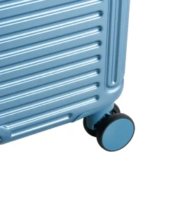 New Beliani Set di 3 valigie rigide MYNTIS Blu Blu Nero