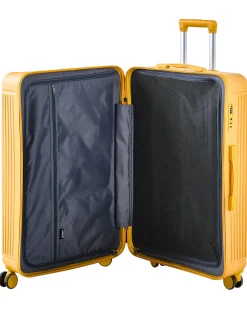 Discount Beliani Set di 3 valigie rigide MYNTIS Giallo Giallo Nero