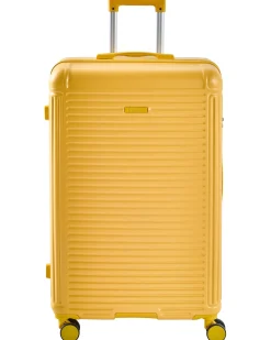 Discount Beliani Set di 3 valigie rigide MYNTIS Giallo Giallo Nero