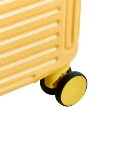 Discount Beliani Set di 3 valigie rigide MYNTIS Giallo Giallo Nero