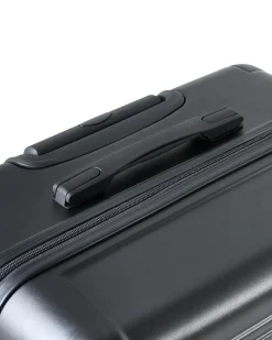 Outlet Beliani Set di 3 valigie rigide MYNTIS Grigio scuro Grigio Nero