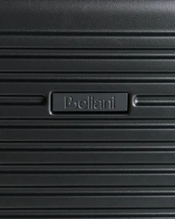 Outlet Beliani Set di 3 valigie rigide MYNTIS Grigio scuro Grigio Nero