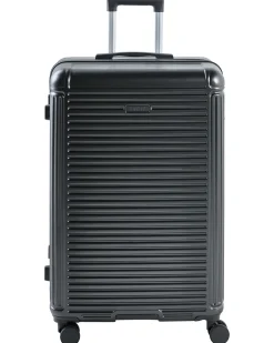 Outlet Beliani Set di 3 valigie rigide MYNTIS Grigio scuro Grigio Nero