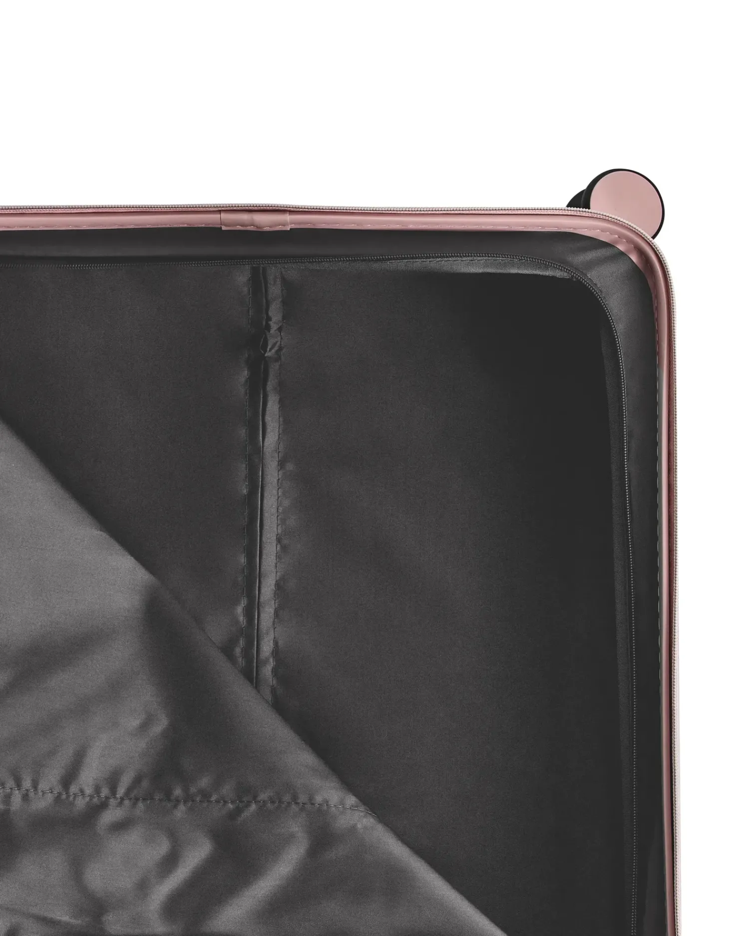 Beliani Set di 3 valigie rigide MYNTIS Rosa Rosa Nero