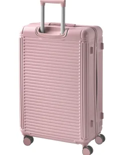 Beliani Set di 3 valigie rigide MYNTIS Rosa Rosa Nero