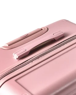 Beliani Set di 3 valigie rigide MYNTIS Rosa Rosa Nero