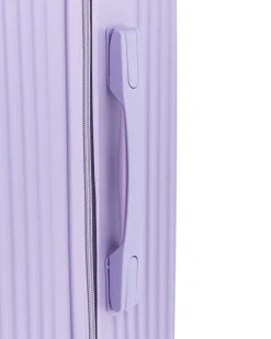 Beliani Set di 3 valigie rigide MYNTIS Viola Viola Nero