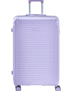 Beliani Set di 3 valigie rigide MYNTIS Viola Viola Nero