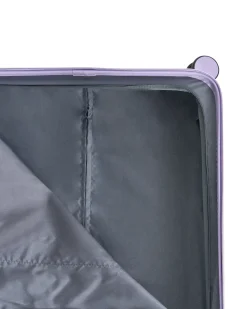 Beliani Set di 3 valigie rigide MYNTIS Viola Viola Nero