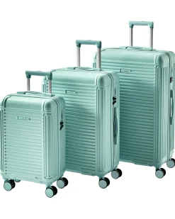 Online Beliani Set di 3 valigie rigide MYNTIS Verde menta Verde Nero