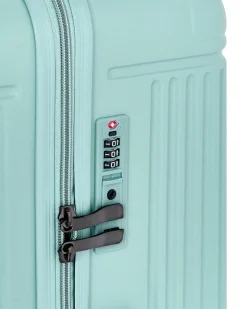 Online Beliani Set di 3 valigie rigide MYNTIS Verde menta Verde Nero