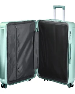 Online Beliani Set di 3 valigie rigide MYNTIS Verde menta Verde Nero