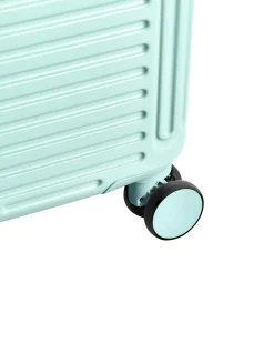 Online Beliani Set di 3 valigie rigide MYNTIS Verde menta Verde Nero