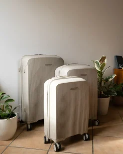 Sale Beliani Set di 3 valigie rigide TONSAI chiaro Beige