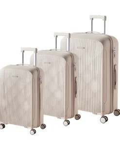 Sale Beliani Set di 3 valigie rigide TONSAI chiaro Beige
