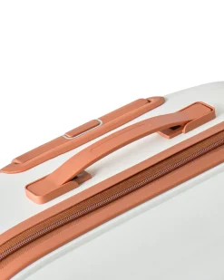 Best Beliani Set di 3 valigie rigide TONSAI Bianco sporco Bianco Marrone