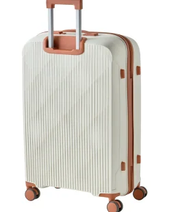 Best Beliani Set di 3 valigie rigide TONSAI Bianco sporco Bianco Marrone