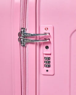 Online Beliani Set di 3 valigie rigide TONSAI Rosa