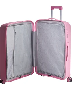 Online Beliani Set di 3 valigie rigide TONSAI Rosa