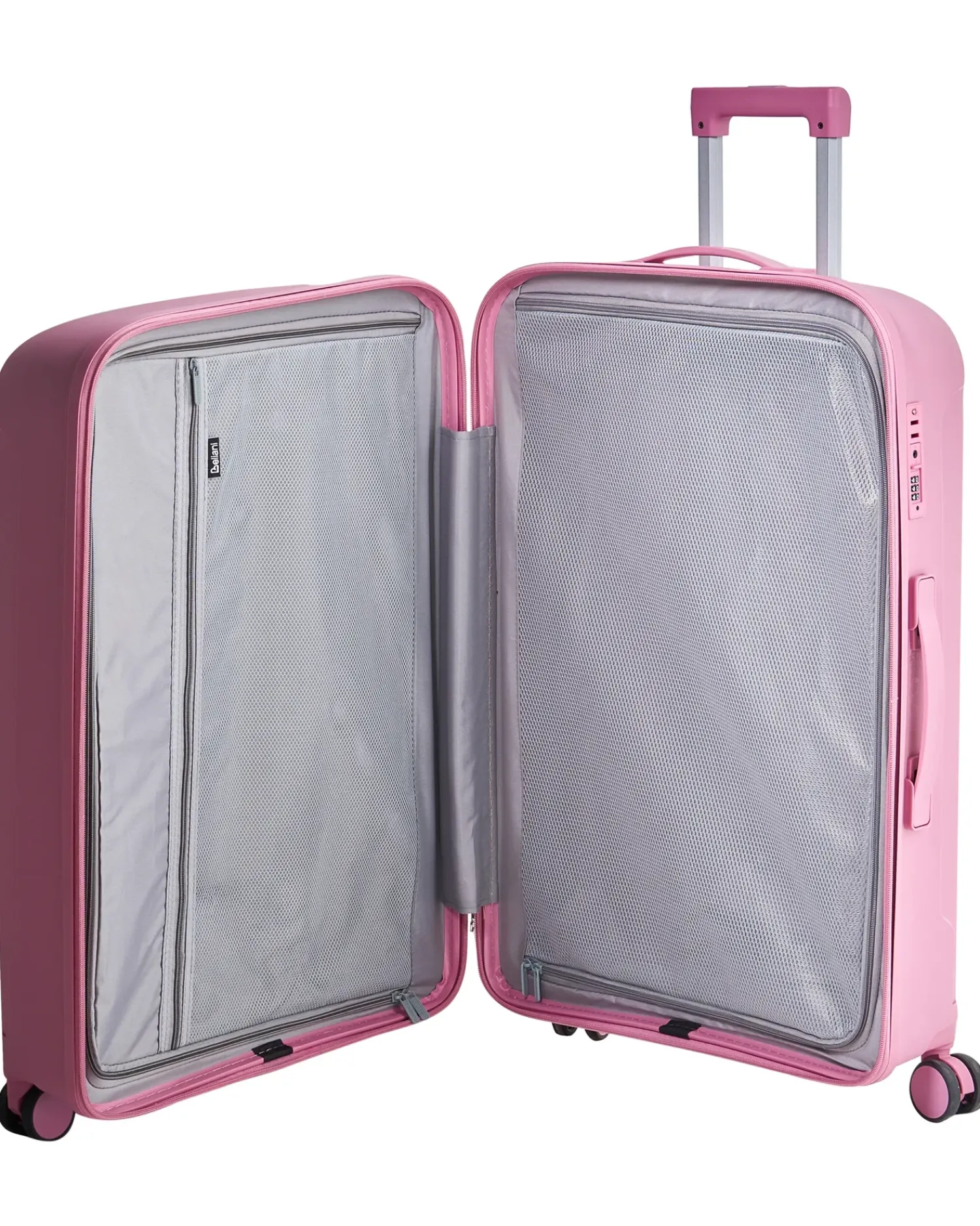 Online Beliani Set di 3 valigie rigide TONSAI Rosa