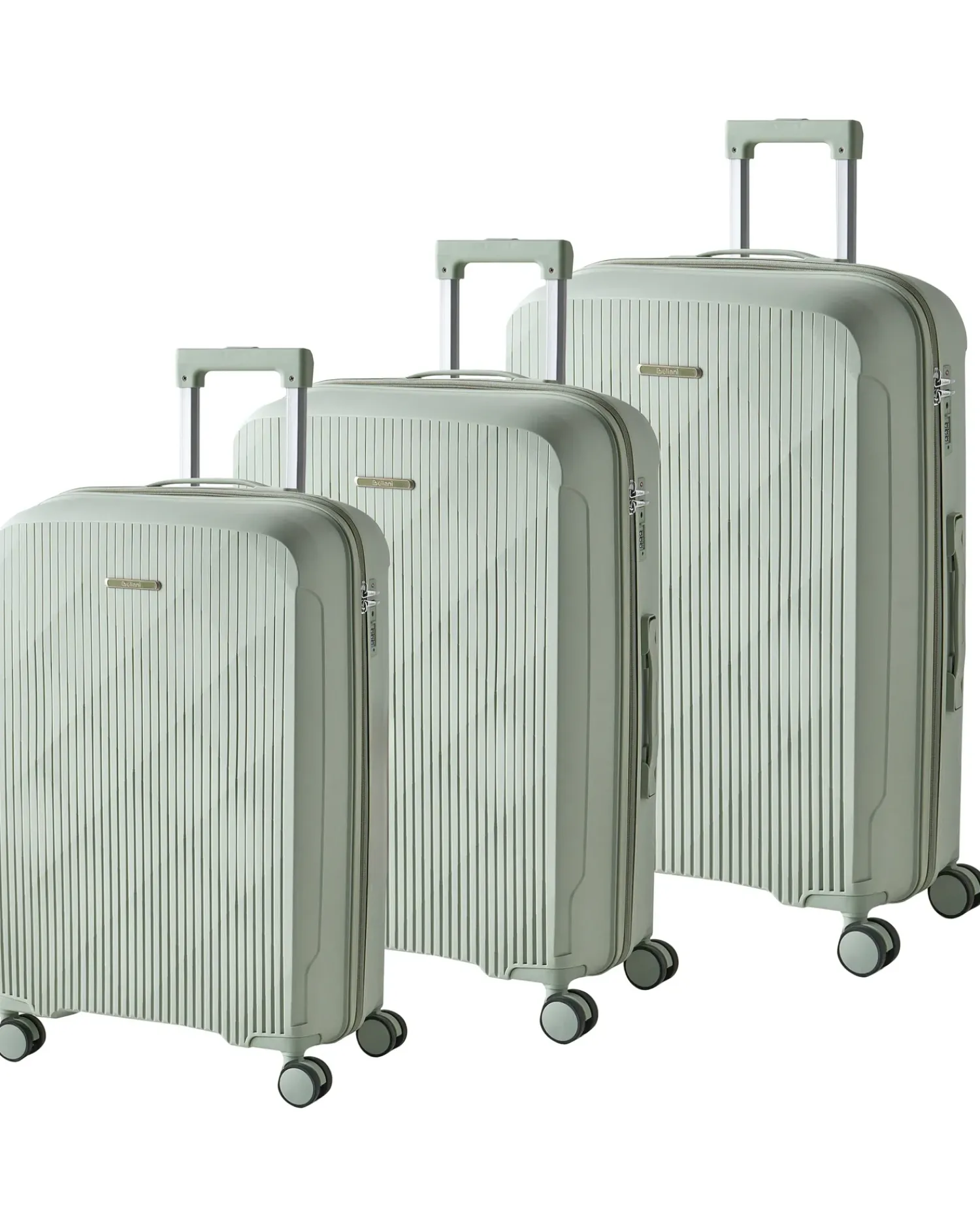 Sale Beliani Set di 3 valigie rigide TONSAI chiaro Verde