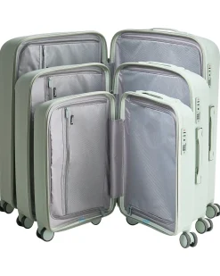 Sale Beliani Set di 3 valigie rigide TONSAI chiaro Verde