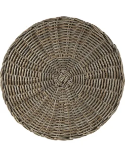 Outlet Beliani Set di 2 vasi da fiori in vimini BITOLA Rattan sintetico (PE) 40/48 cm Marrone