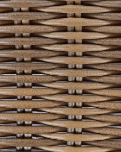 Sale Beliani Set di 2 vasi da fiori in vimini ORMOS Rattan sintetico (PE) 53/59 cm Marrone