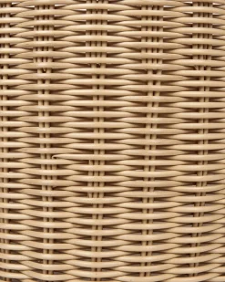 Sale Beliani Set di 3 vasi da fiori in vimini PENDULA Rattan sintetico (PE) 33/37/45 cm Naturale