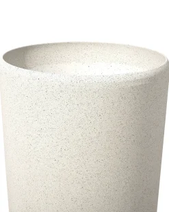 New Beliani Set di 2 vasi per piante ABDERA 31 cm chiaro Beige
