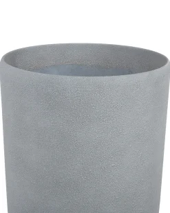 Beliani Set di 2 vasi per piante ABDERA 31 cm Grigio