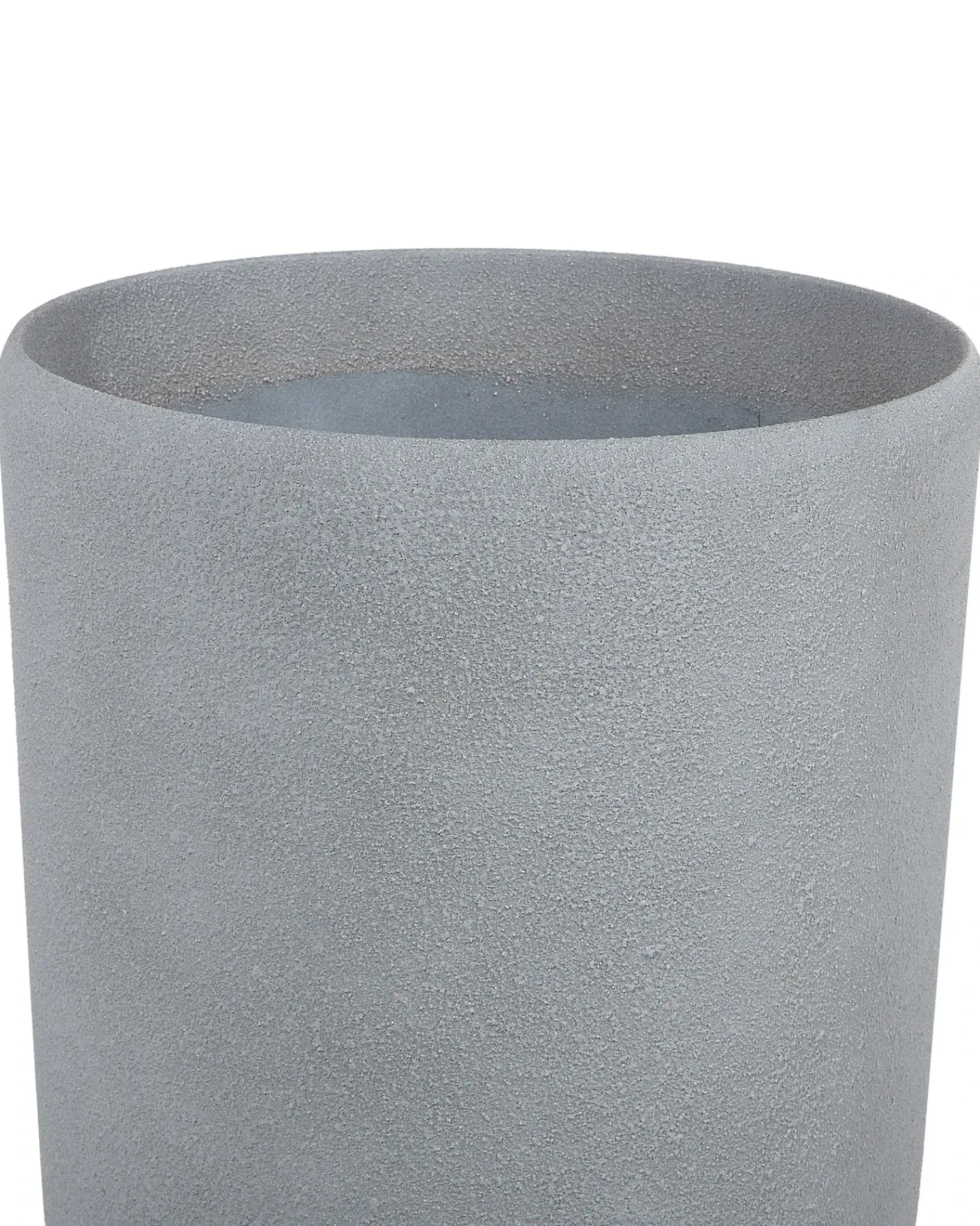 Beliani Set di 2 vasi per piante ABDERA 31 cm Grigio