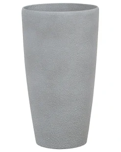 Beliani Set di 2 vasi per piante ABDERA 31 cm Grigio