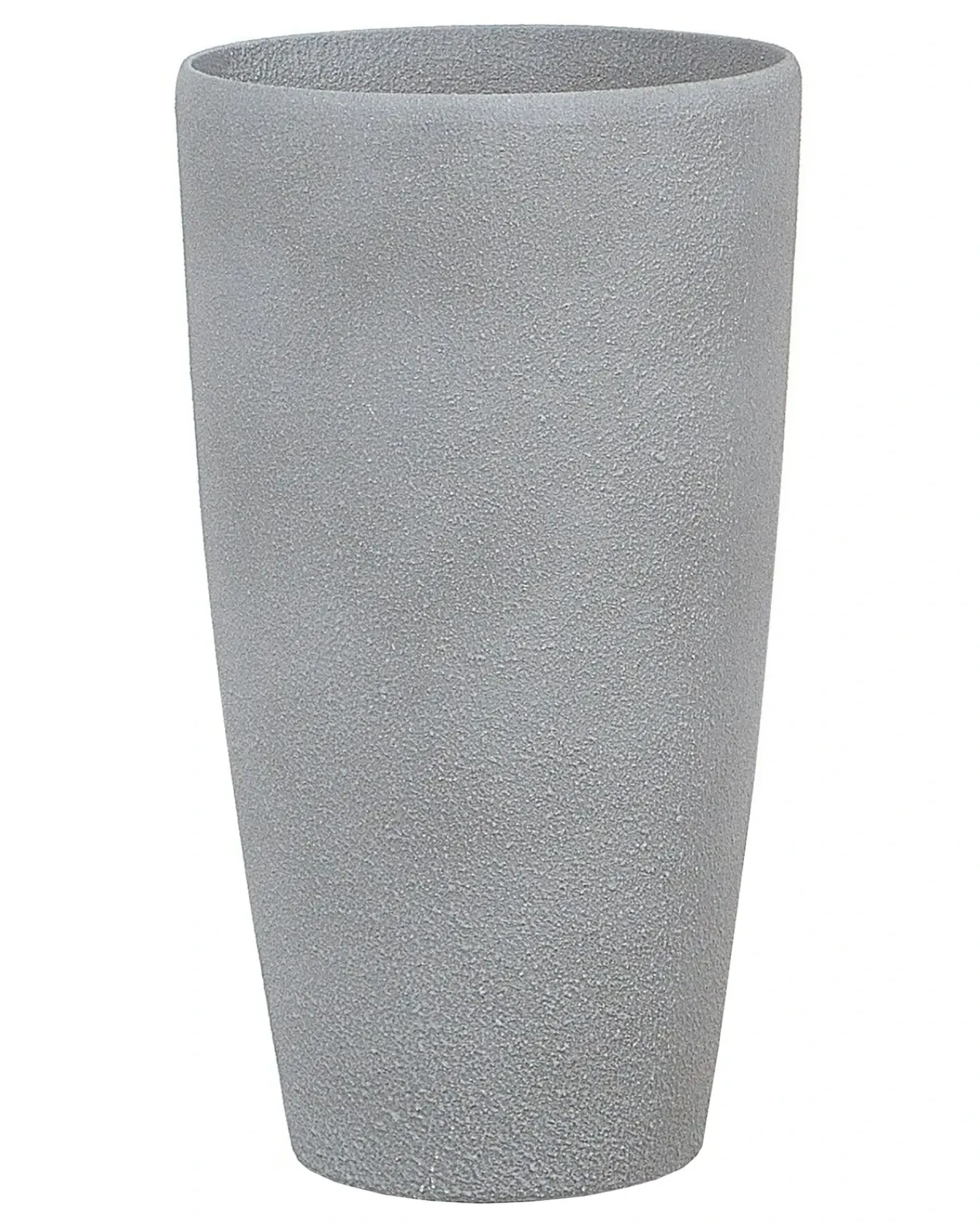 Beliani Set di 2 vasi per piante ABDERA 31 cm Grigio