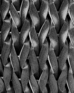 Sale Beliani Set di 2 vasi per piante CEDRUS Rattan sintetico (PE) 37/45 cm Nero