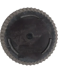 Discount Beliani Set di 2 vasi per piante POKA 36 cm Tortora Grigio