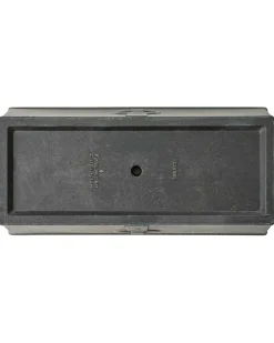 Discount Beliani Set di 2 vasi per piante PORIA 60 cm Grigio