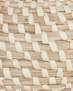 Outlet Beliani Set di 2 vasi per piante REMORA Alghe marine 22/14 cm Naturale Marrone