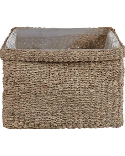 Online Beliani Set di 3 vasi per piante RIVULINE Alghe marine 23/27/30 cm Naturale Marrone