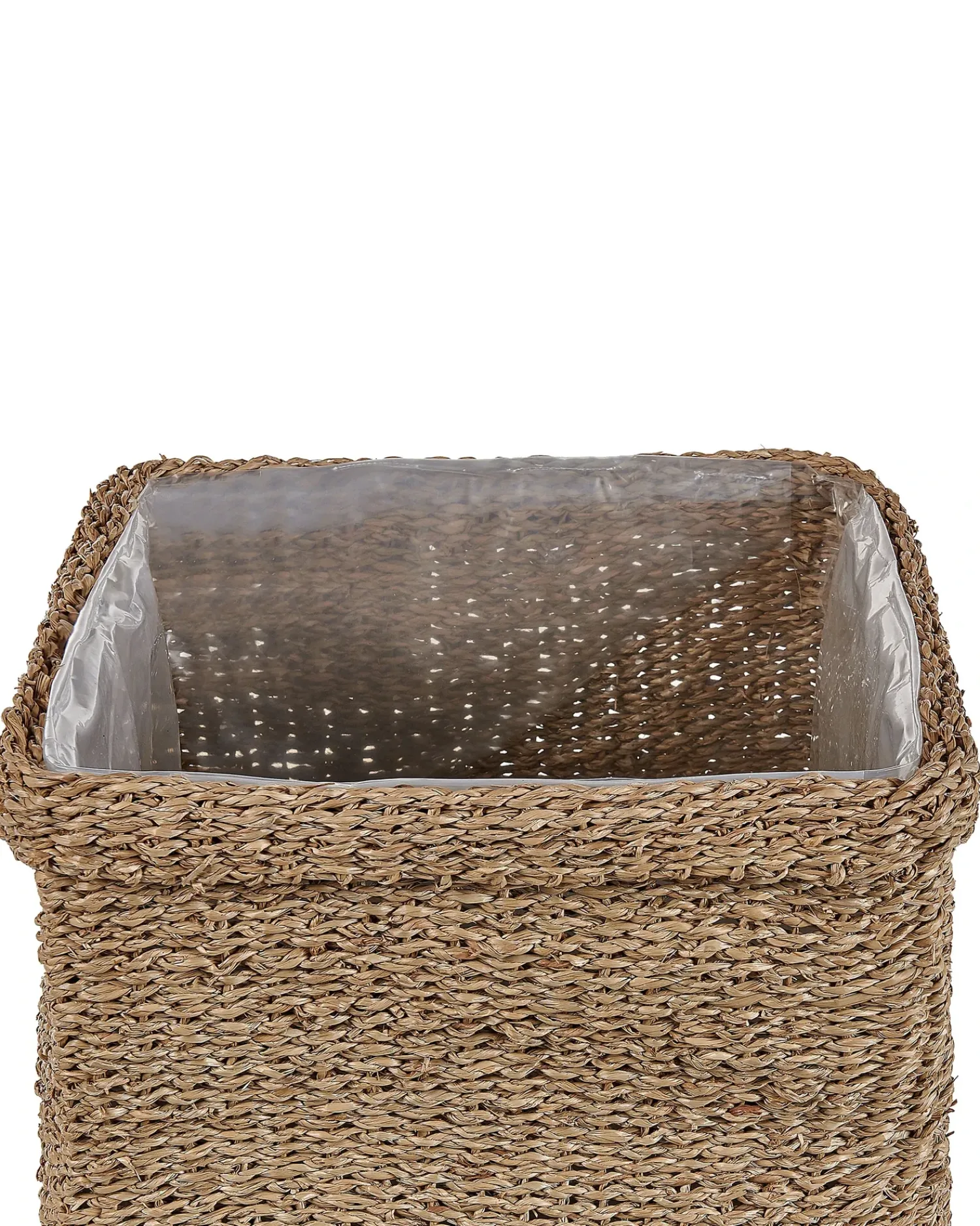 Online Beliani Set di 3 vasi per piante RIVULINE Alghe marine 23/27/30 cm Naturale Marrone