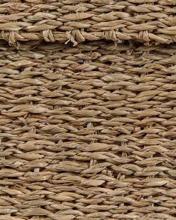 Online Beliani Set di 3 vasi per piante RIVULINE Alghe marine 23/27/30 cm Naturale Marrone