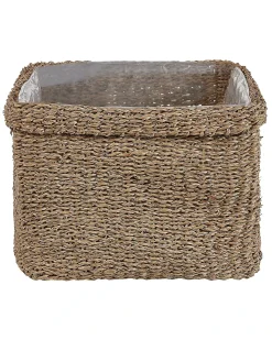 Online Beliani Set di 3 vasi per piante RIVULINE Alghe marine 23/27/30 cm Naturale Marrone
