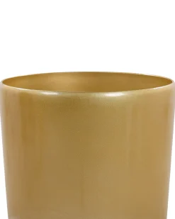 Discount Beliani Set di 2 vasi per piante TSERIA 32 cm Oro