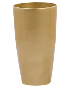 Discount Beliani Set di 2 vasi per piante TSERIA 32 cm Oro