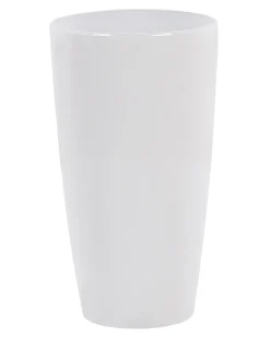 Clearance Beliani Set di 2 vasi per piante TSERIA 32 cm Bianco