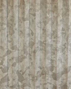 Online Beliani Set di 2 vasi per piante TULIPE Metallo 31/41 cm Grigio Grigio Marrone