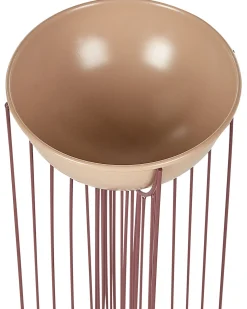 Clearance Beliani Set di 2 vasi rialzati per piante FICARIA Metallo 22 cm Rosa