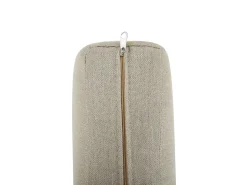 Clearance Beliani Set salotto da giardino con tavolo e pouf 2 posti PONZA Rattan sintetico (PE) Beige Beige Naturale